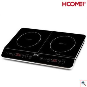 Hoomei® Διπλή Επαγωγική Εστία 3500W με Πλήκτρα Αφής - Ψηφιακή Οθόνη - 6 Ρυθμίσεις Ισχύος & Χρονοδιακόπτη HM-5386