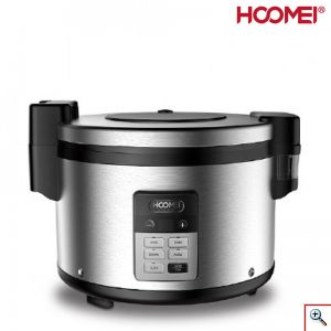 Ηoomei® Βραστήρας Ρυζιού 1900W με Αποσπώμενο Αντικολλητικό Εσωτερικό Δοχείο Αλουμινίου Χωρητικότητας 16lt & Καπάκι με Έξοδο Ατμού HM-5390