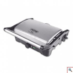 Hoomei® Τοστιέρα - Γκριλιέρα 1200W με Αντικολλητικές Πλάκες & Ρυθμιζόμενο Θερμοστάτη HM-5842