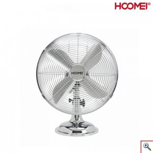 Hoomei® Επιδαπέδιος Ανεμιστήρας 35W με Διάμετρο 30cm - Άξονα Περιστροφής 180° & 3 Διαφορετικές Ταχύτητες