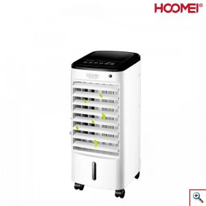 Hoomei® Επιδαπέδιος Περιστρεφόμενος Ανεμιστήρας Air Cooler 80W με Τηλεχειριστήριο - Χρονοδιακόπτη & 3 Ταχύτητες