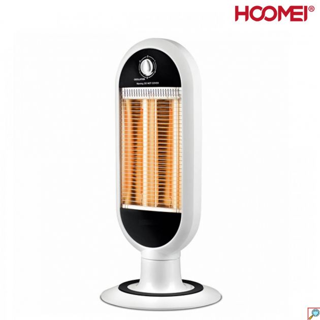 Hoomei Επιδαπέδια Σόμπα - Θερμαντικό Σώμα Ταλαντούμενου Άνθρακα 1000W με Πλέγμα Ασφαλείας - 2 Σκάλες Θέρμανσης & Λαβή Μεταφοράς