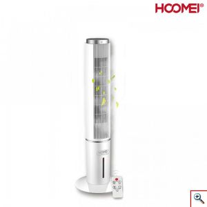 Hoomei® Επιδαπέδιος Περιστρεφόμενος Ανεμιστήρας Πύργος 80W Tower Air Cooler με Τηλεχειριστήριο - Χρονοδιακόπτη & 3 Ταχύτητες