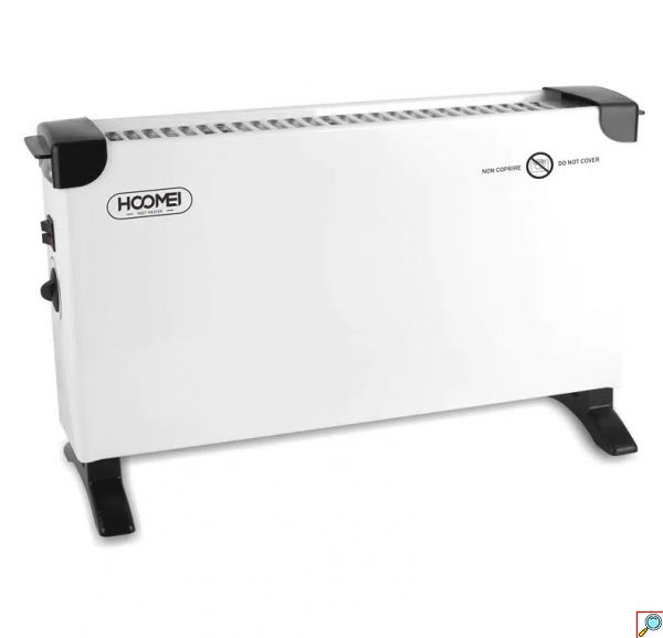 Hoomei Επιδαπέδιος Θερμοπομπός 2000W με 3 Επίπεδα Θέρμανσης, Ρυθμιζόμενο Θερμοστάτη και Σύστημα Ασφαλείας 