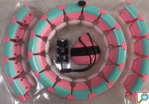 HULA HOOP Όργανο Εκγύμνασης, Μασάζ, Αδυνατίσματος & Γράμμωσης