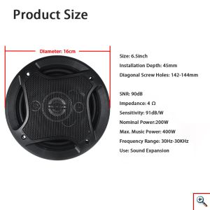 Ηχεία Αυτοκινήτου 6,5