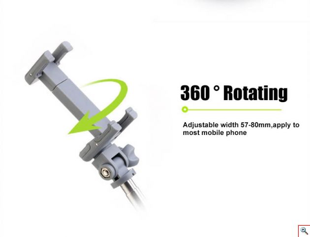 Ασύρματο Selfie Stick - Ηχείο Bluetooth Handsfree Ομιλία - Powerbank με Φακό - Φλας LED - 4 σε 1 USB/SD/MP3 Player Wireless Multimedia Speaker 