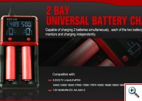 Διπλός Ψηφιακός Φορτιστής Μπαταριών Li-on/LiFePO4/Ni-MH/Ni-CD AA/AAA,C 