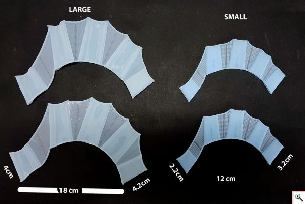 Επαναστατικά Χεράκια Κολύμβησης με Μεμβράνη Αντιολισθητική - Κολυμπήστε 23% Ταχύτερα - Hydrahand Χέρια Βατραχιού με τεχνολογία Hydro Grip