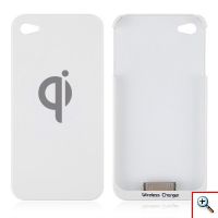 Θήκη Ασύρματης Φόρτισης Qi Wireless Charging Case για iPhone 4 White