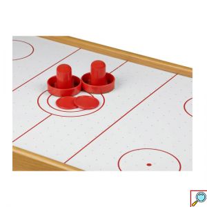 Φορητό Ξύλινο Επιτραπέζιο Παιχνίδι Ice Hockey 56x30x10 cm