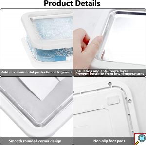 Ice Roll Maker - Παγωτομηχανή με 2 Ανοξείδωτες Σπάτουλες για Σπιτικό Ρολό Παγωτού & Παγωμένο Γιαούρτι - Instant Ice Cream Maker