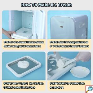 Ice Roll Maker - Παγωτομηχανή με 2 Ανοξείδωτες Σπάτουλες για Σπιτικό Ρολό Παγωτού & Παγωμένο Γιαούρτι - Instant Ice Cream Maker
