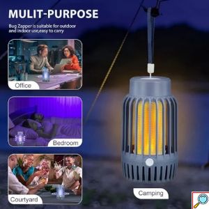 Ηλεκτρική Αντικουνουπική Λάμπα UV Hoomei 1.5W Ροζ – Προστασία από Κουνούπια και Έντομα