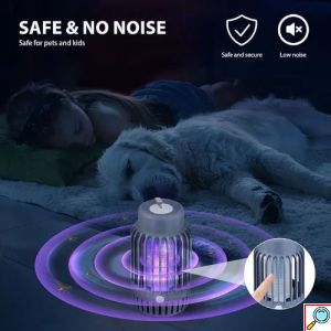 Ηλεκτρική Αντικουνουπική Λάμπα UV Hoomei 1.5W Ροζ – Προστασία από Κουνούπια και Έντομα