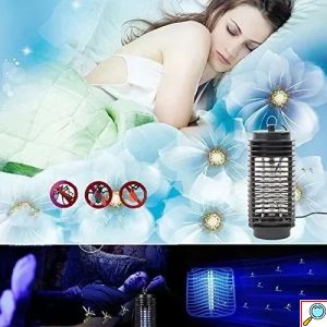 Ηλεκτρική Αντικουνουπική Λάμπα UV Hoomei 11W Μαύρη – Προστασία από Κουνούπια και Έντομα