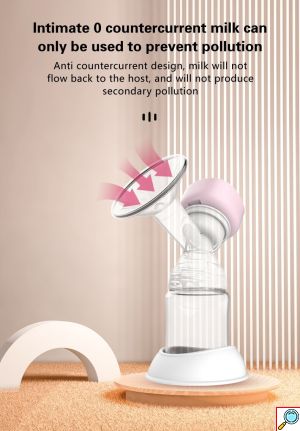 Ηλεκτρικό Απλό Θήλαστρο Μπαταρίας Διάφανο με Οθόνη LED & Θύρα USB 180ml