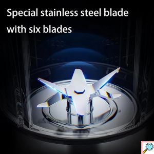 Ηλεκτρικό Μπλέντερ 800W Πολλαπλών Χρήσεων με 7 Εντάσεις και 6 Ανοξείδωτες Λεπίδες - RAF