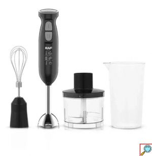 RAF Σετ 4 σε 1 Ραβδομπλέντερ με Ανοξείδωτη Ράβδο 340W - Μίξερ Multi, Πολυκόπτης, Μίνι Πίμερ & Αναδευτήρας -R327 