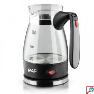 Ηλεκτρικό Γυάλινο Μπρίκι Παρασκευής Καφέ 600W 500mL - RAF