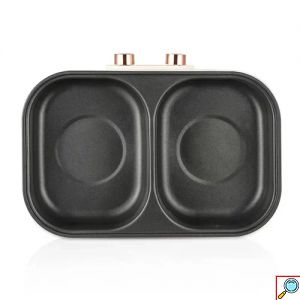 Ηλεκτρικός Μάγειρας με Ρυθμιζόμενη Θερμοκρασία, Αντοκολλητική Επιφάνεια 6L 2000W RAF – Λευκό