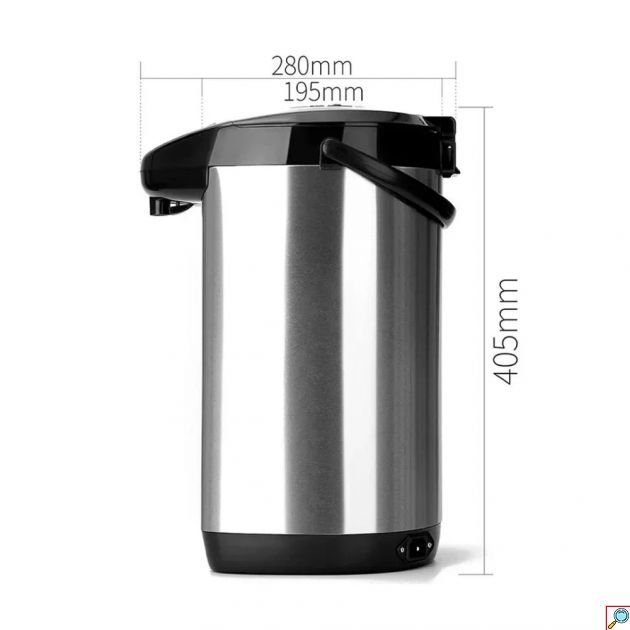 Ηλεκτρικός Βραστήρας Νερού με Αντλία 6.8L & Περιστρεφόμενη Βάση 800W - RAF