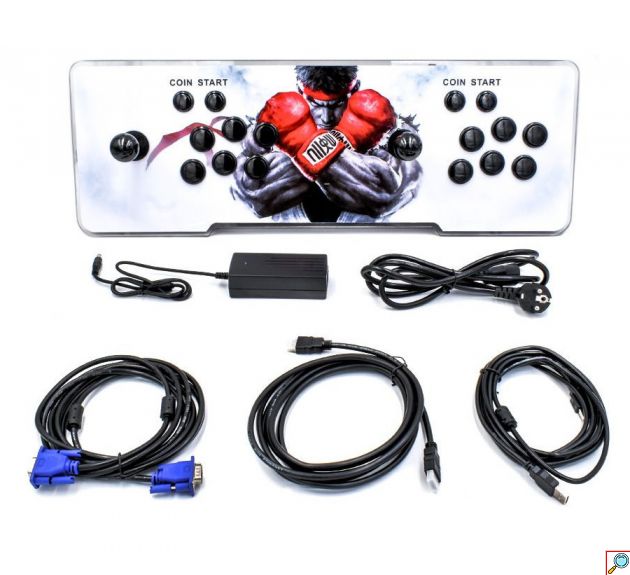 Ηλεκτρονική Ρετρό Παιχνιδοκονσόλα με 2 Joysticks & Σύνδεση μέσω HDMI ή VGA
