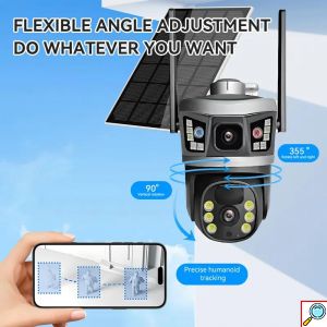 Ηλιακή Ασύρματη Κάμερα Ασφαλείας με Λειτουργία Zoom x10 & IP66