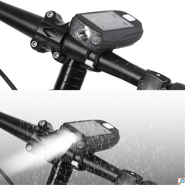Ηλιακό Εμπρόσθιο Φως Ποδηλάτου 600 lm - Επαναφορτιζόμενο και με USB