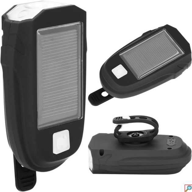 Ηλιακό Εμπρόσθιο Φως Ποδηλάτου 600 lm - Επαναφορτιζόμενο και με USB