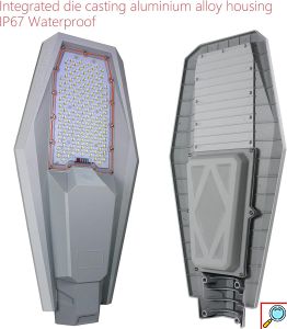 Ηλιακό Φωτιστικό Δρόμου 800W με Ενσωματωμένο Πάνελ - IP67 Αδιάβροχο με Λευκό Ψυχρό Φωτισμό - JORTAN