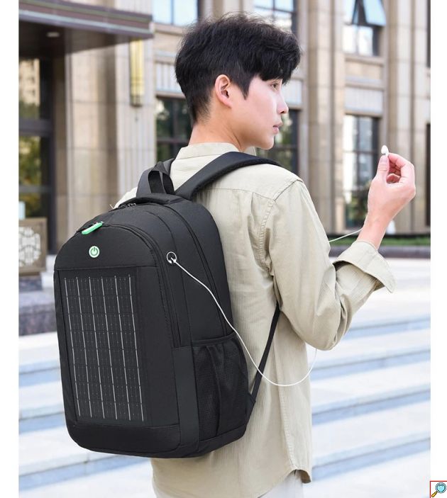 Ηλιακό Σακίδιο Πλάτης 12W με USB - Solar Backpack