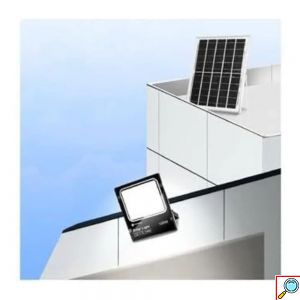 Ηλιακός Προβολέας LED 100W Ψυχρό Λευκό Φως 6500K με Αδιάβροχη Προστασία και Τηλεχειριστήριο Aigostar