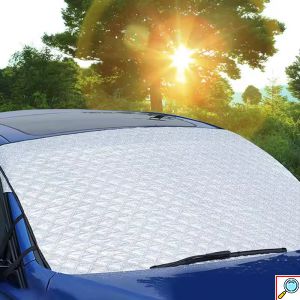 Ηλιοπροστασία Αυτοκινήτου Universal 150x70cm – Ασημί με EPE Foam