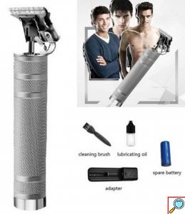 Επαναφορτιζόμενο Trimmer - Κουρευτική Μηχανή KEMEI με Λεπίδες Carbon και Μπαταρία Λιθίου 5W 