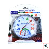 Μεγάλο Υγρόμετρο & Θερμόμετρο Ακριβείας Anymeters TH-101C 