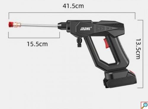 Φορητό Ηλεκτρικό Πιστόλι Πλυσίματος - Πιεστικό νερού 48V 30BAR
