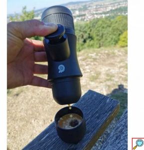 Φορητή Mini Καφετιέρα Espresso για 1 Φλιτζάνι Χωρίς Ρεύμα 8 Bar