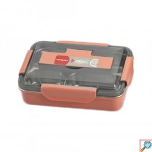 Ισοθερμικό Inox Δοχείο Φαγητού 3 Θέσεων 25.5x18.2x7.2cm