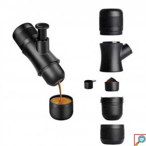 Φορητή Mini Καφετιέρα Espresso για 1 Φλιτζάνι Χωρίς Ρεύμα 8 Bar