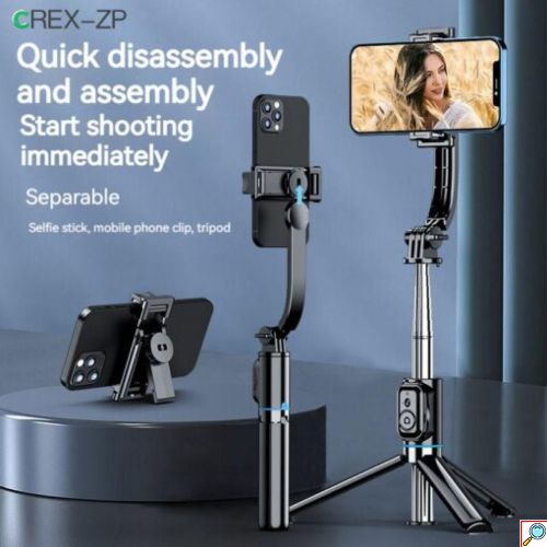 Awei Πτυσσόμενο Μαύρο Selfie Stick 2 σε 1 και Τρίποδο με Ασύρματο Χειριστήριο 