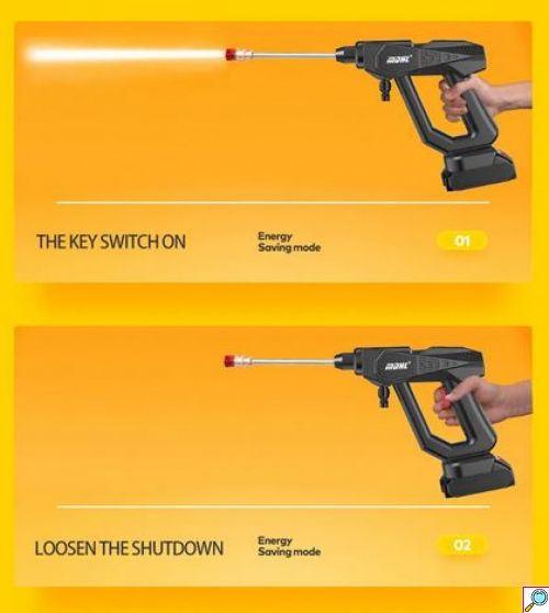 Φορητό Ηλεκτρικό Πιστόλι Πλυσίματος - Πιεστικό νερού 48V 30BAR