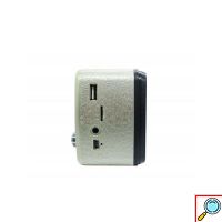 ΕΠΙΤΡΑΠΕΖΙΟ ΡΕΤΡΟ ΡΑΔΙΟΦΩΝΟ ΜΕ BLUETOOTH KAI USB ΕΠΑΝΑΦΟΡΤΙΖΟΜΕΝΟ ΑΣΗΜΙ 