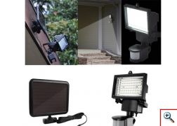 Ηλιακός Προβολέας LED με Ανιχνευτή Κίνησης - Solar Security Light