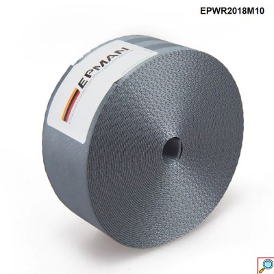 Ανθεκτικός Ιμάντας Πολυεστέρα Πολυχρηστικός 10m για DIY Ζώνη Ασφαλείας Αυτοκινήτου EPMAN - Γκρι
