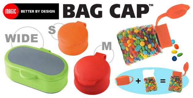 Καπάκια Σφραγίσματος για Σακούλες Τροφίμων Magic Bag Caps