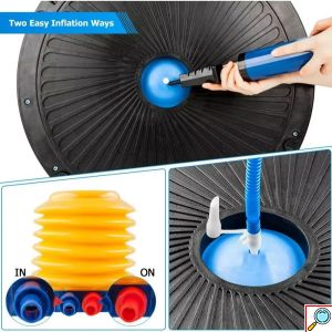 Ημισφαιρική Μπάλα Ισορροπίας με Λάστιχα & Αντλία 58cm