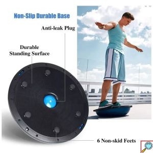 Ημισφαιρική Μπάλα Ισορροπίας με Λάστιχα & Αντλία 58cm