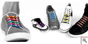 Κορδόνια Σιλικόνης V - Tie σε Διάφορα Χρώματα για τα Παπούτσια σας