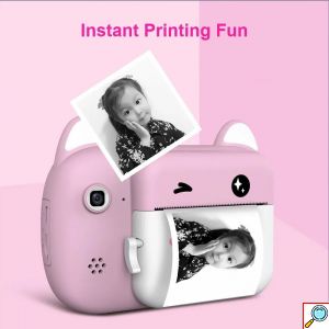 Instant Παιδική Φωτογραφική Μηχανή A7 με Θερμική Εκτύπωση Χωρίς Μελάνι σε 2 Χρώματα